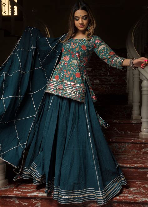 lengha amazon|lehenga with long kurti.